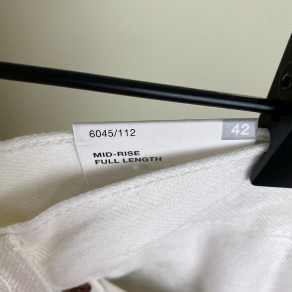 NWT Zara White Baggy Wide Leg Jeans Size 32 - Picture 8 of 12